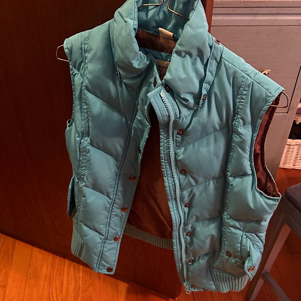 Children's Teal Puffer Vest